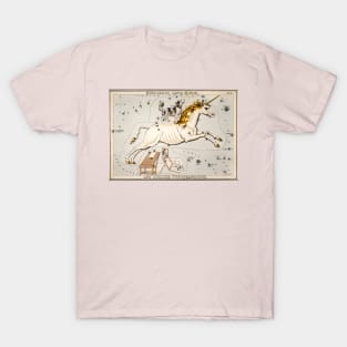 Unicorn dog vintage illustration T-Shirt